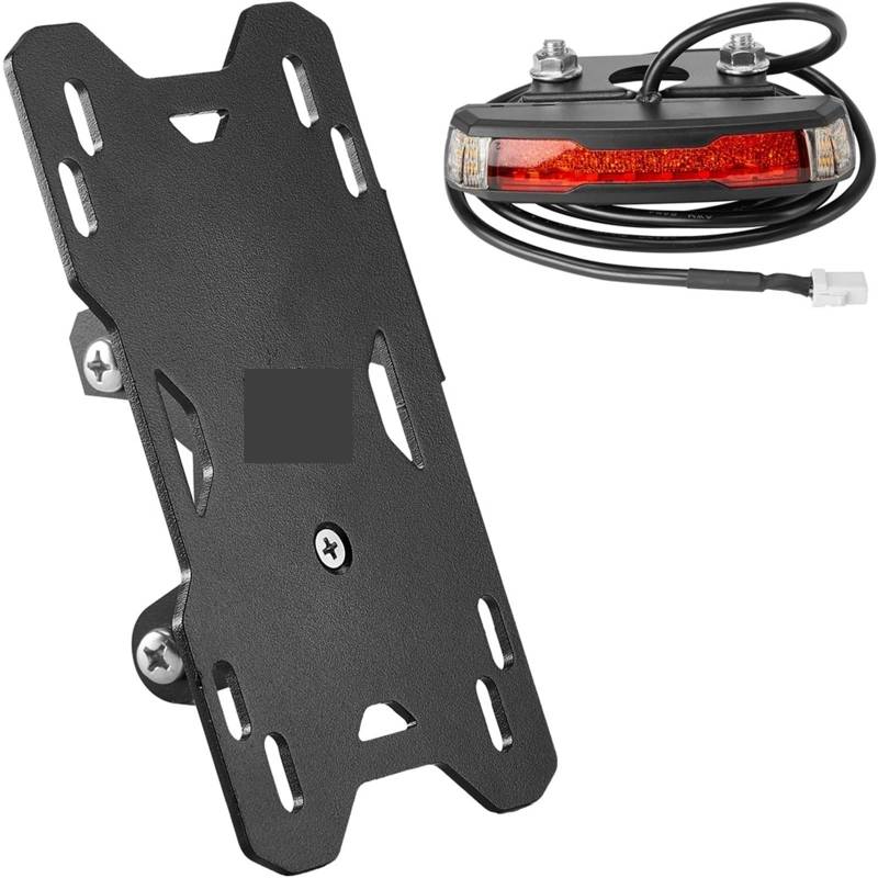 Kennzeichenhalter Motorrad Kennzeichenhalter Halterung Verstellbarer Rahmen Mit Blinker Bremslicht Passend Für Sportster S Zubehör Nummernschild Rahmen von CQJJXKYC