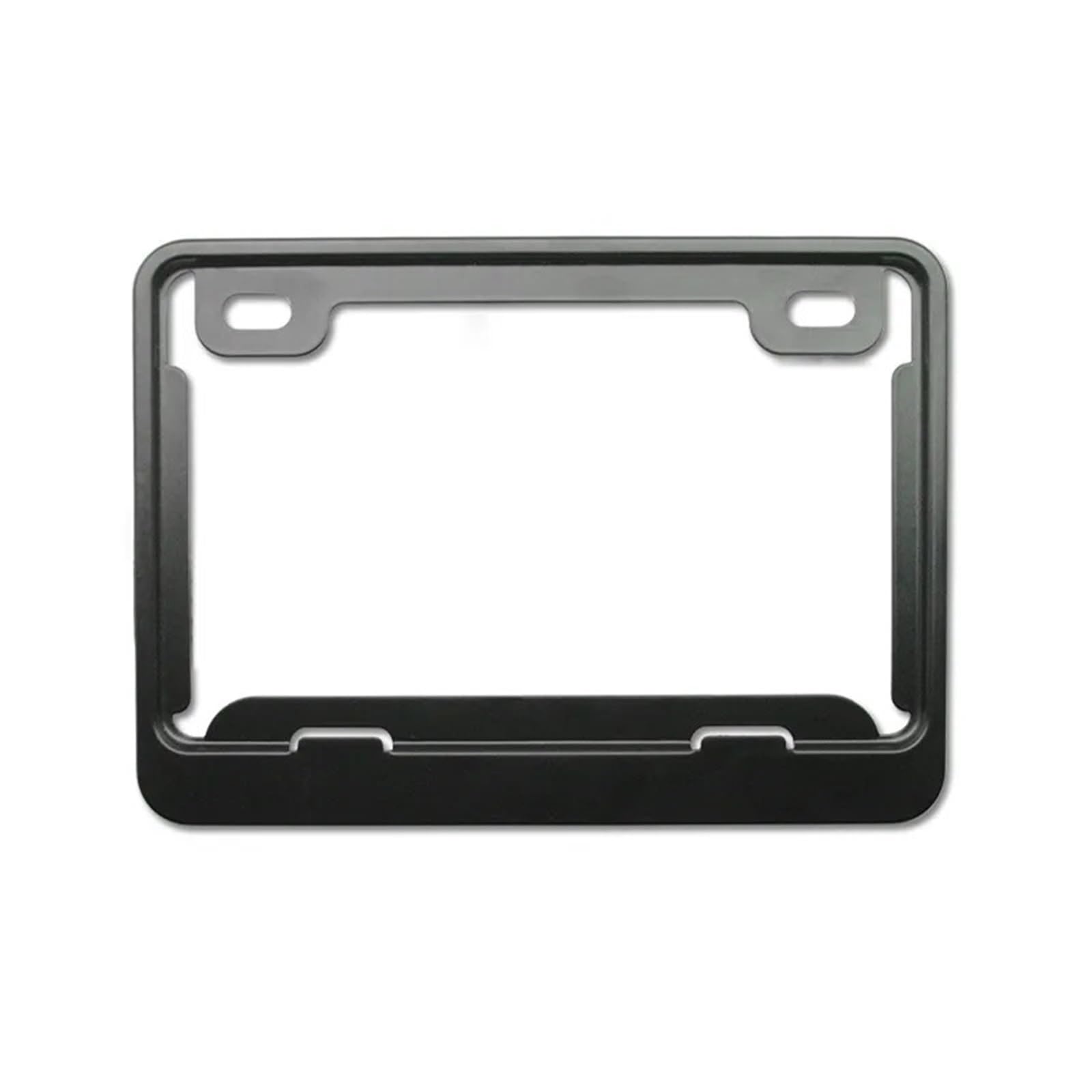 Kennzeichenhalter Motorrad Kennzeichenhalter Rahmen Metall Imitation Kohlefaser Bequeme Installation Tag Cover Schutzhalter Nummernschild Rahmen(Black) von CQJJXKYC