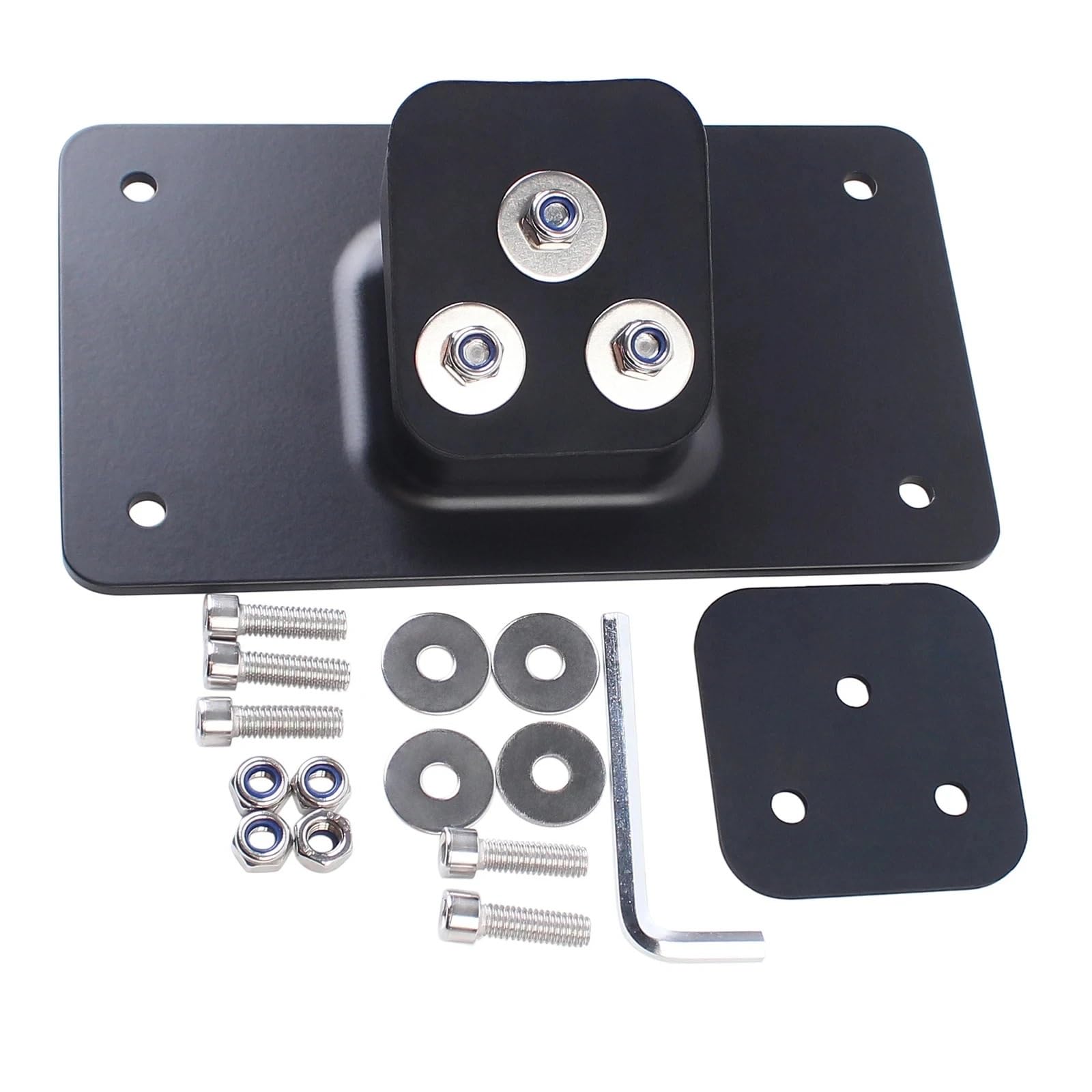 Kennzeichenhalter Motorrad Schwarz 3 Löcher Laydown Kennzeichen Halterung Fit Für Harley Sportster Dyna Softail Big Twin 1973-UP Nummernschild Rahmen Kennzeichenhalter Motorrad Schwarz 3 Löcher Laydown Kennzeichen Halterung Fit Für Harley Sportster Dyna Softail Big Twin 1973-UP Nummernschild Rahmen von CQJJXKYC