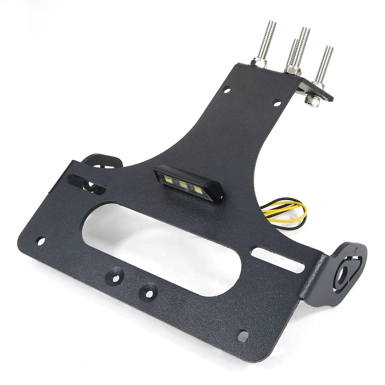 Kennzeichenhalter Motorradzubehör Heckfender Eliminator Kit Kennzeichenhalter Halterung Passend für Yamaha YZF R1 2004-2006 Nummernschild Rahmen(Without Reflector) von CQJJXKYC
