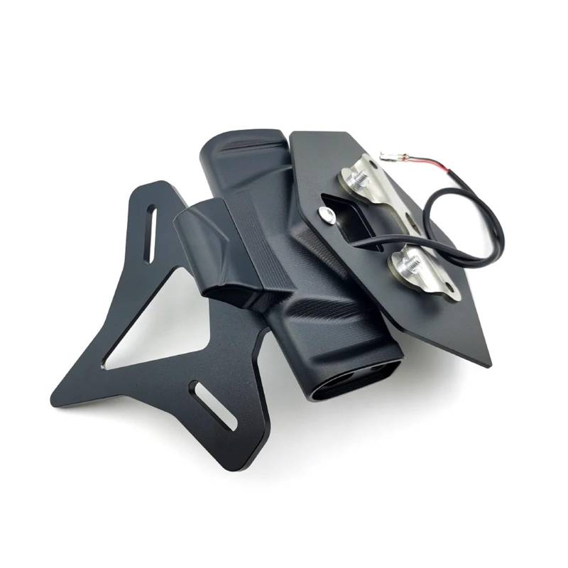 Kennzeichenhalter Passend für BMW S1000RR 2019–2024 und S1000R 2021–2024 Motorrad-Kennzeichenhalter, Fender Eliminator-Halterung mit LED Nummernschild Rahmen(1) von CQJJXKYC