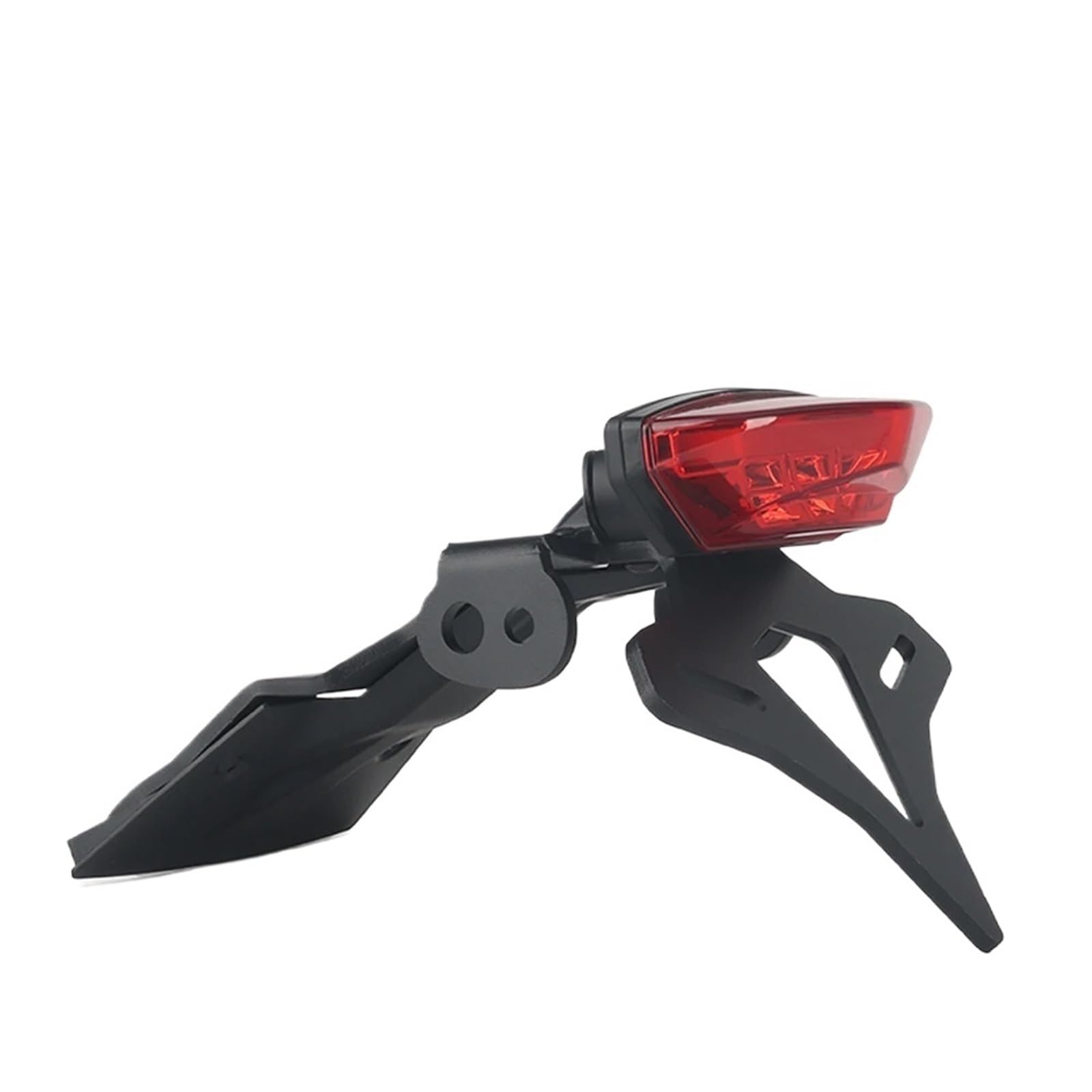 Kennzeichenhalter Passend für Suzuki GSX-8S GSX8S 2023-up Motorrad hinten Short Tail Stock Kennzeichenhalter LED-Licht Nummernschild Rahmen(GSX 8S - Red) von CQJJXKYC