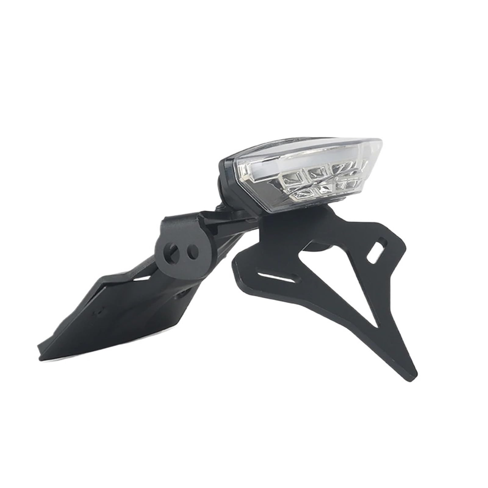 Kennzeichenhalter Passend für Suzuki GSX-8S GSX8S 2023-up Motorrad hinten Short Tail Stock Kennzeichenhalter LED-Licht Nummernschild Rahmen(GSX 8S - Transparent) von CQJJXKYC