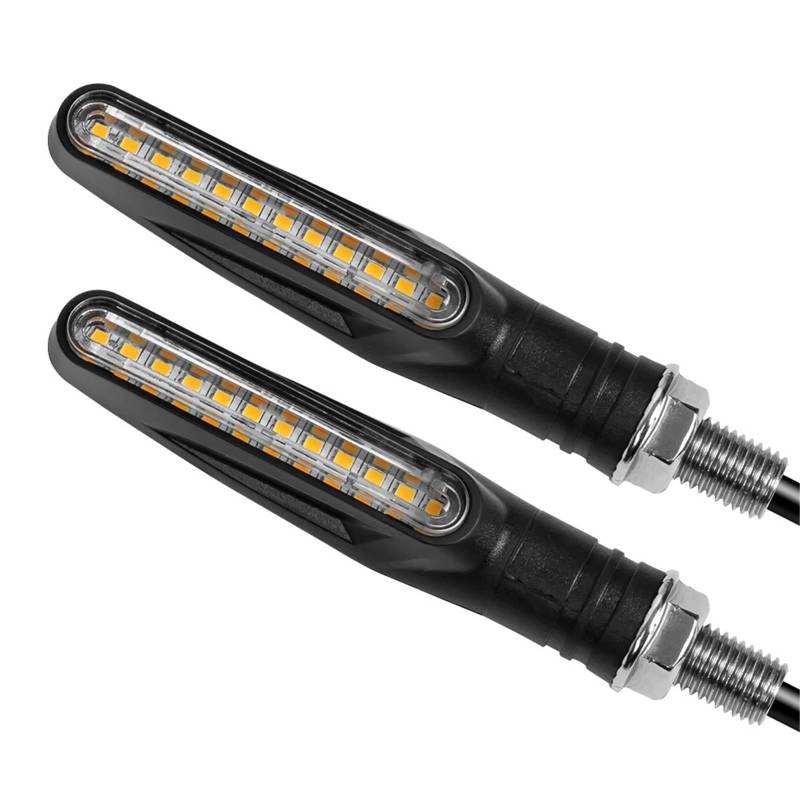 Kennzeichenhalter Passend für Yamaha MT07 MT09 MT10 R1 Passend für Kawasaki Z1000 Z800 Passend für Honda Motorrad Kennzeichenhalter hinten Blinker Nummernschild Rahmen(2PCS Light) von CQJJXKYC