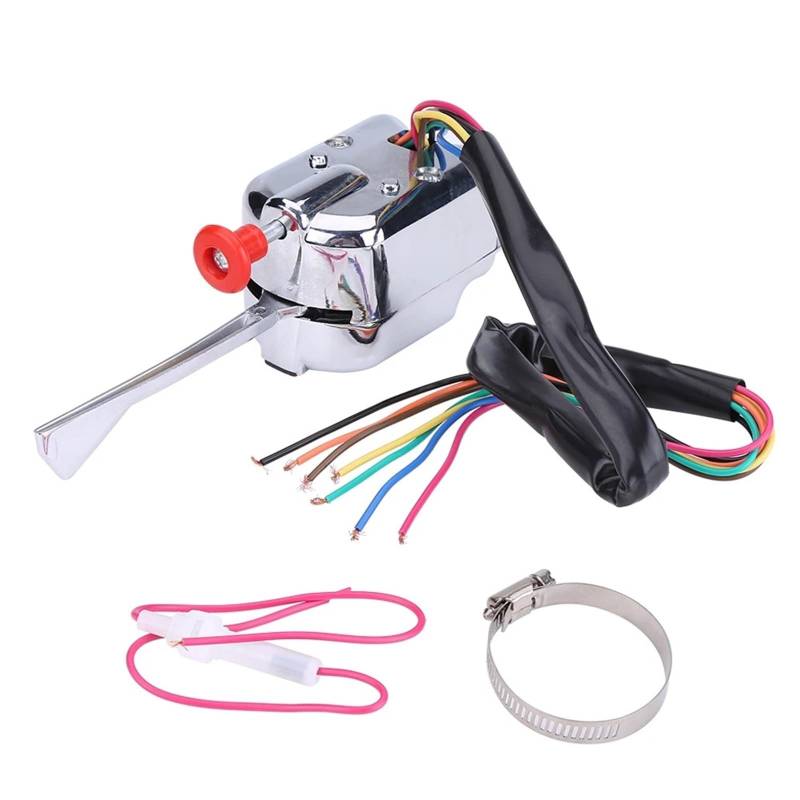Lenkstockschalter Auto Straße Hot Rod Blinker Schalter Universal Ersatz Teile Fit Für Ford 12V Autos Automobil Zubehör Blinkerschalter von CQJJXKYC