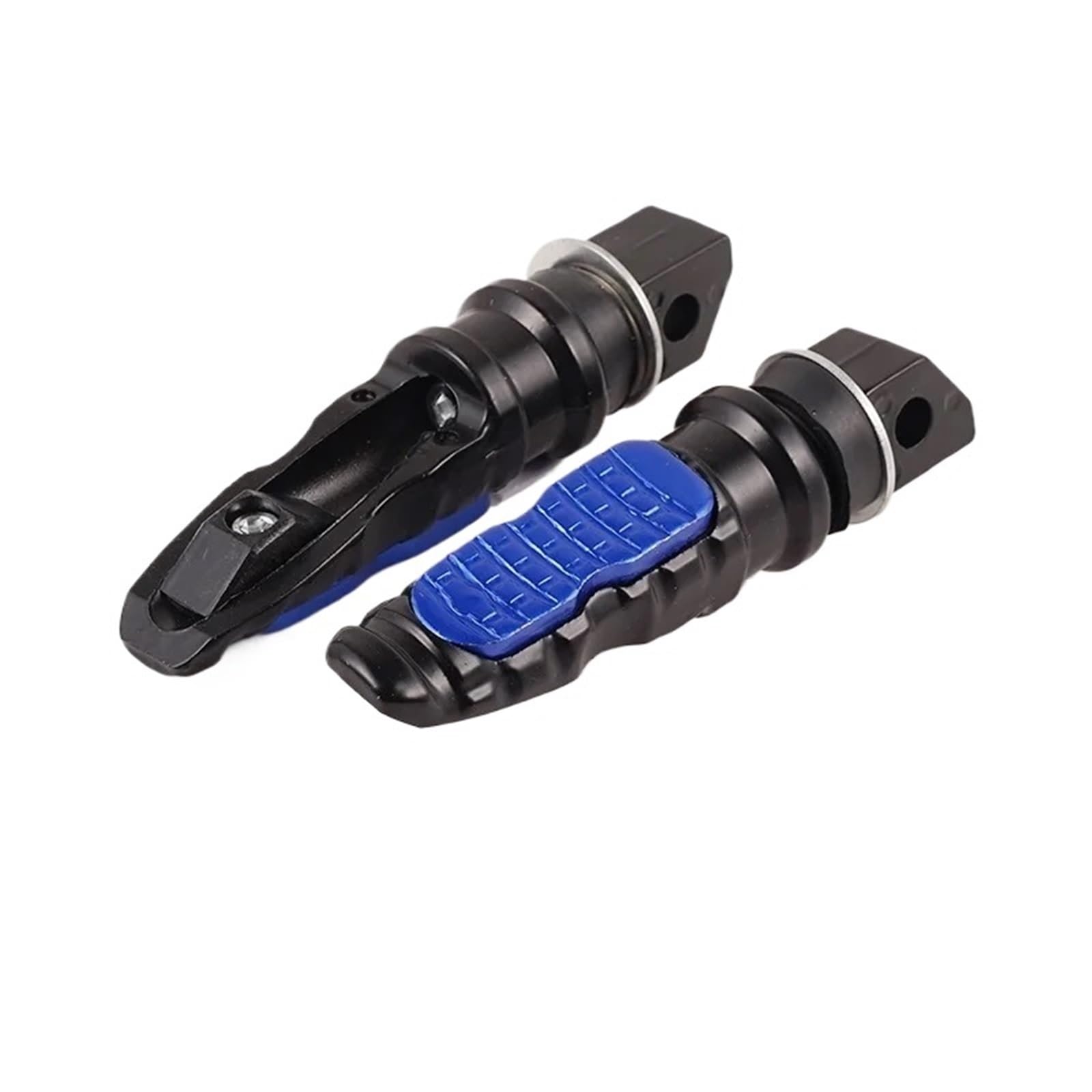 Motorrad-Geländewagen rutschfeste Fußstützen Aluminiumlegierung Farbe Fußpedale Hintere Pedale Universal-Rückpedal(Blue) von CQJJXKYC