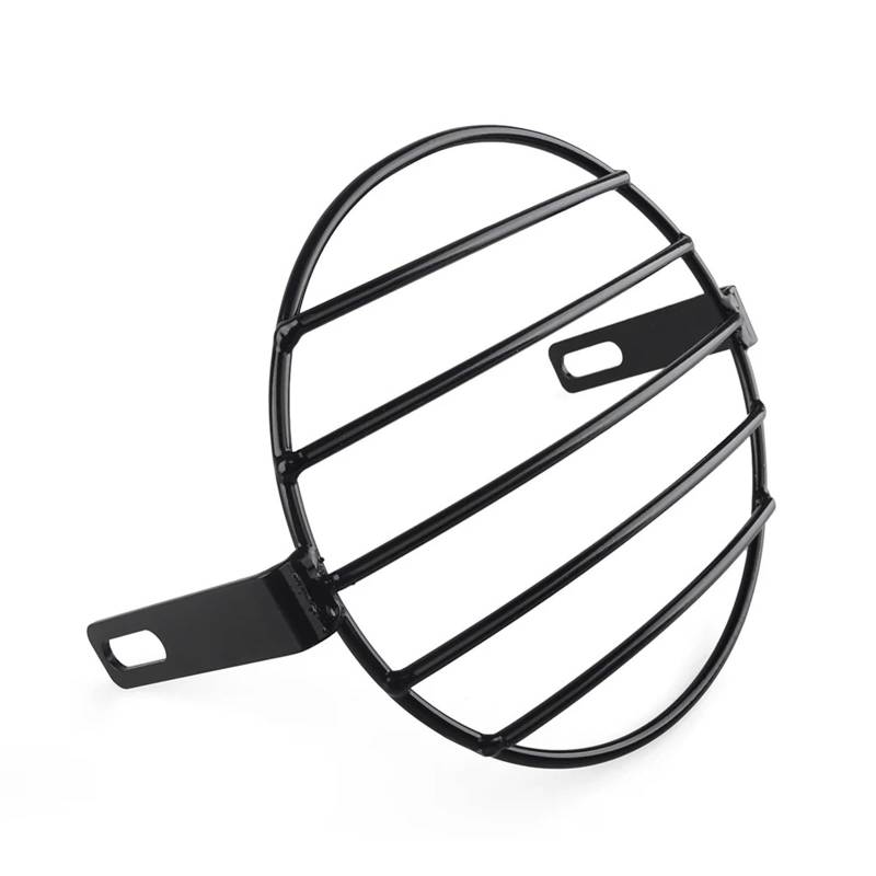 Scheinwerfer Lampe Abdeckung 1 stück 7 "Metall Retro Motorrad Scheinwerfer Lampe Mesh Grille Abdeckung Maske Fit Für Honda Cafe Racer Motor Lampenschirm von CQJJXKYC