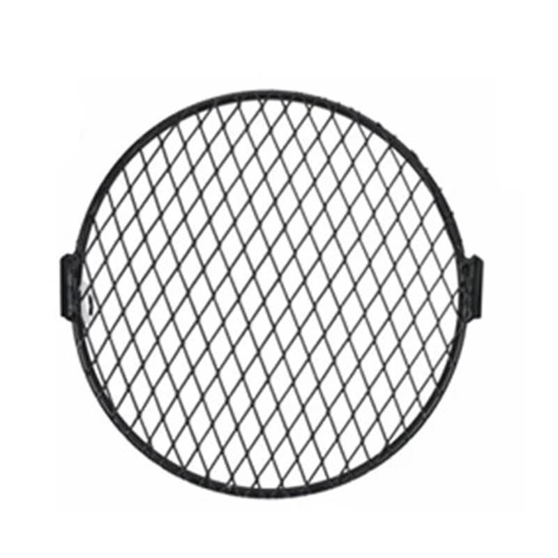 Scheinwerfer Lampe Abdeckung 6,3 ''Universal Motorrad Scheinwerfer Protector Retro Grill Licht Lampe Abdeckung Fit Für Harley Sportster Chopper Cafe(Army green) von CQJJXKYC