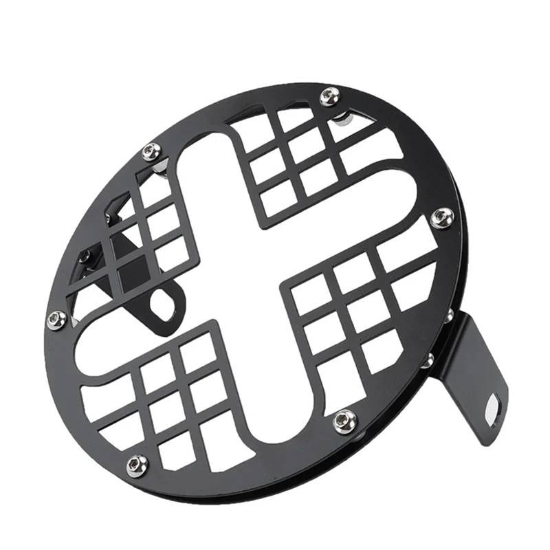 Scheinwerfer Lampe Abdeckung 7-Zoll-Scheinwerfergrillabdeckung Schutzabdeckung Passend für Harley Passend für Suzuki Passend für Kawasaki Passend für Bobber-Bikes von CQJJXKYC