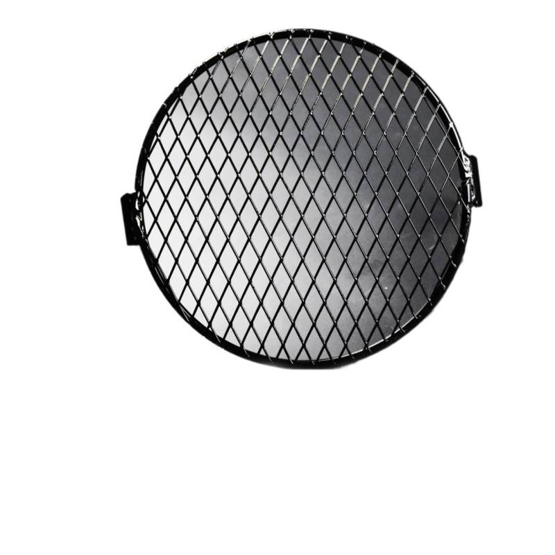 Scheinwerfer Lampe Abdeckung Motorrad 6,3 "Retro Seitenmontage Scheinwerfer Grill Abdeckung Licht Lampe Maske Kappe Fit Für Harley Cafe Racer Touring Sportster(Headlight Cover A) von CQJJXKYC