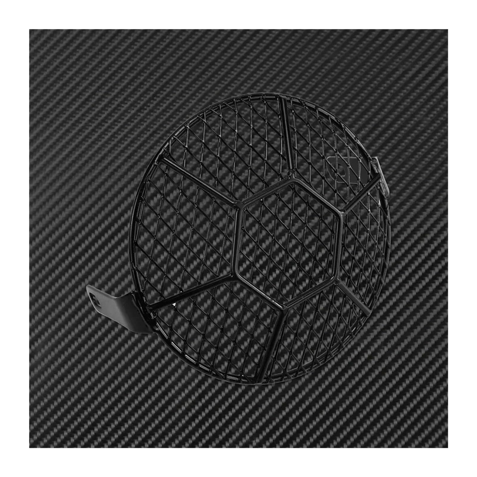 Scheinwerfer Lampe Abdeckung Motorrad 6,3 "Retro Seitenmontage Scheinwerfer Grill Abdeckung Licht Lampe Maske Kappe Fit Für Harley Cafe Racer Touring Sportster(Headlight Cover F) von CQJJXKYC
