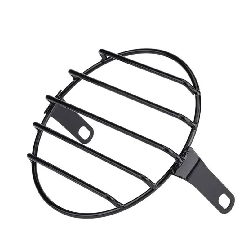 Scheinwerfer Lampe Abdeckung Motorrad-Scheinwerfer-Schutzfolie, 6,5 Zoll, Motorrad-Lichtlampe, Metallabdeckung, Netzmaske, passend für Harley CG125 GN125(E) von CQJJXKYC