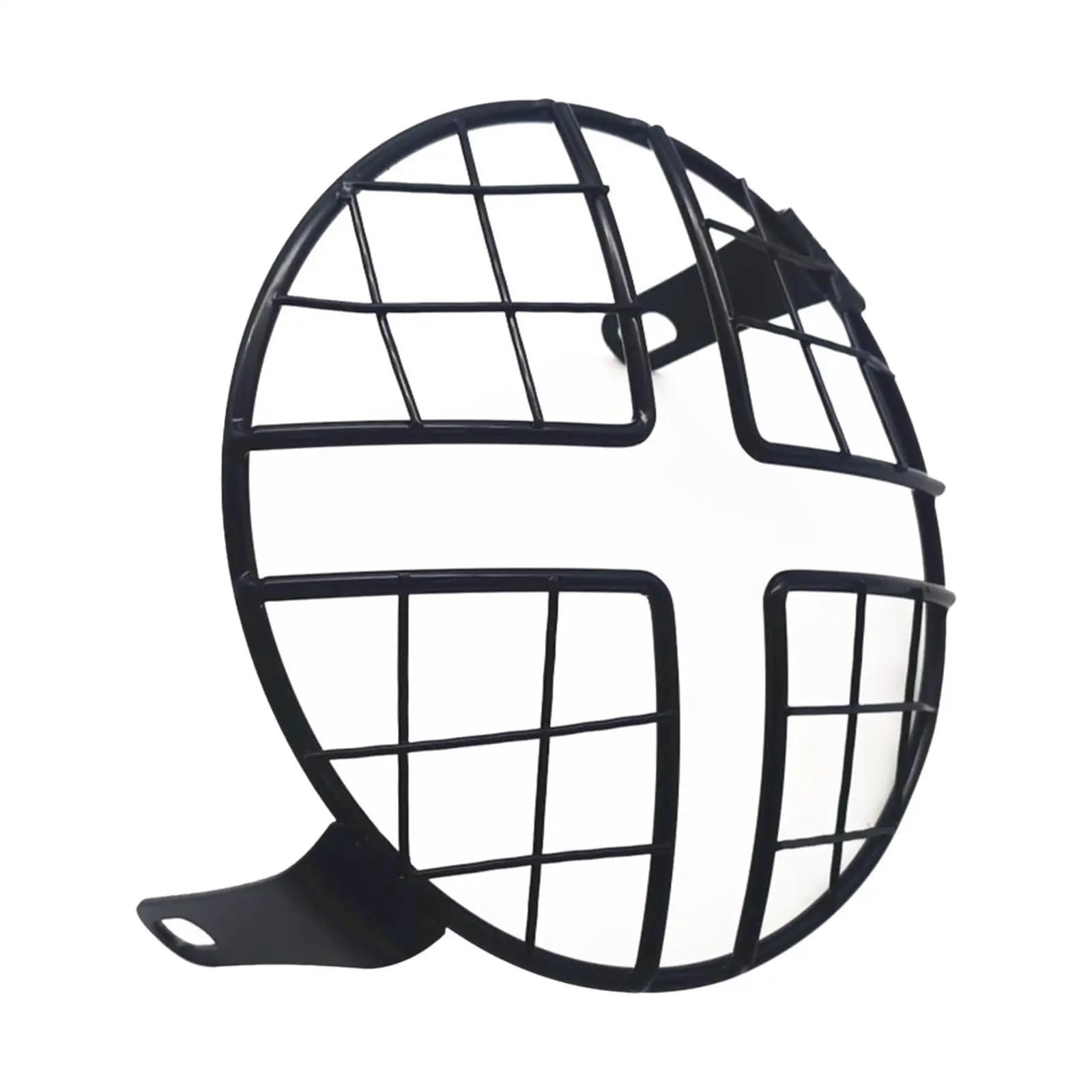 Scheinwerfer Lampe Abdeckung Retro 6" Scheinwerfergitter passend für Chopper-Dekor, schwarz(X Mesh) von CQJJXKYC