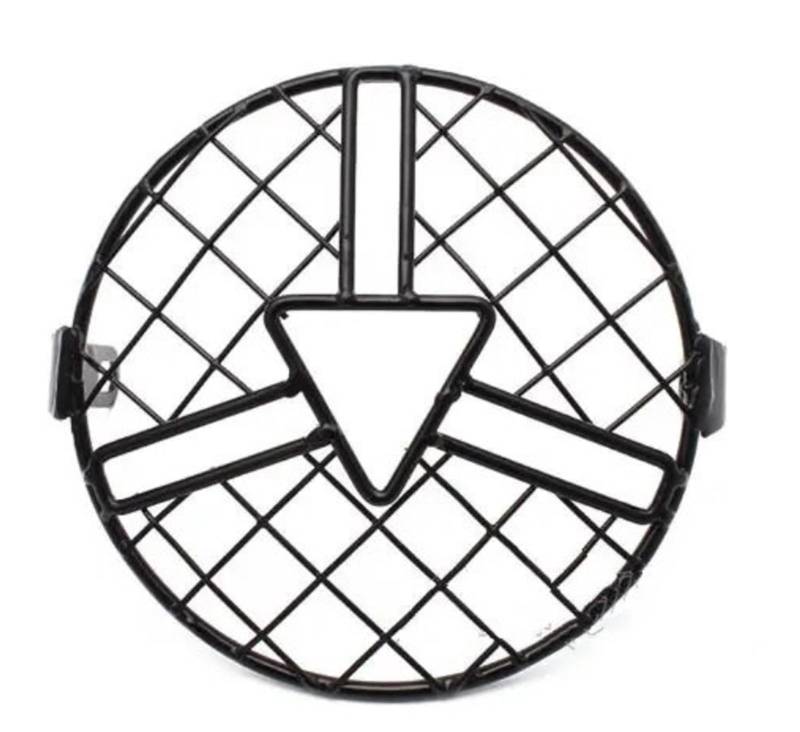 Scheinwerfer Lampe Abdeckung Scheinwerferschutzabdeckung Motorrad-Scheinwerfergitter-Lampenschirm Passend für Harley Passend für Triumph Passend für Honda von CQJJXKYC