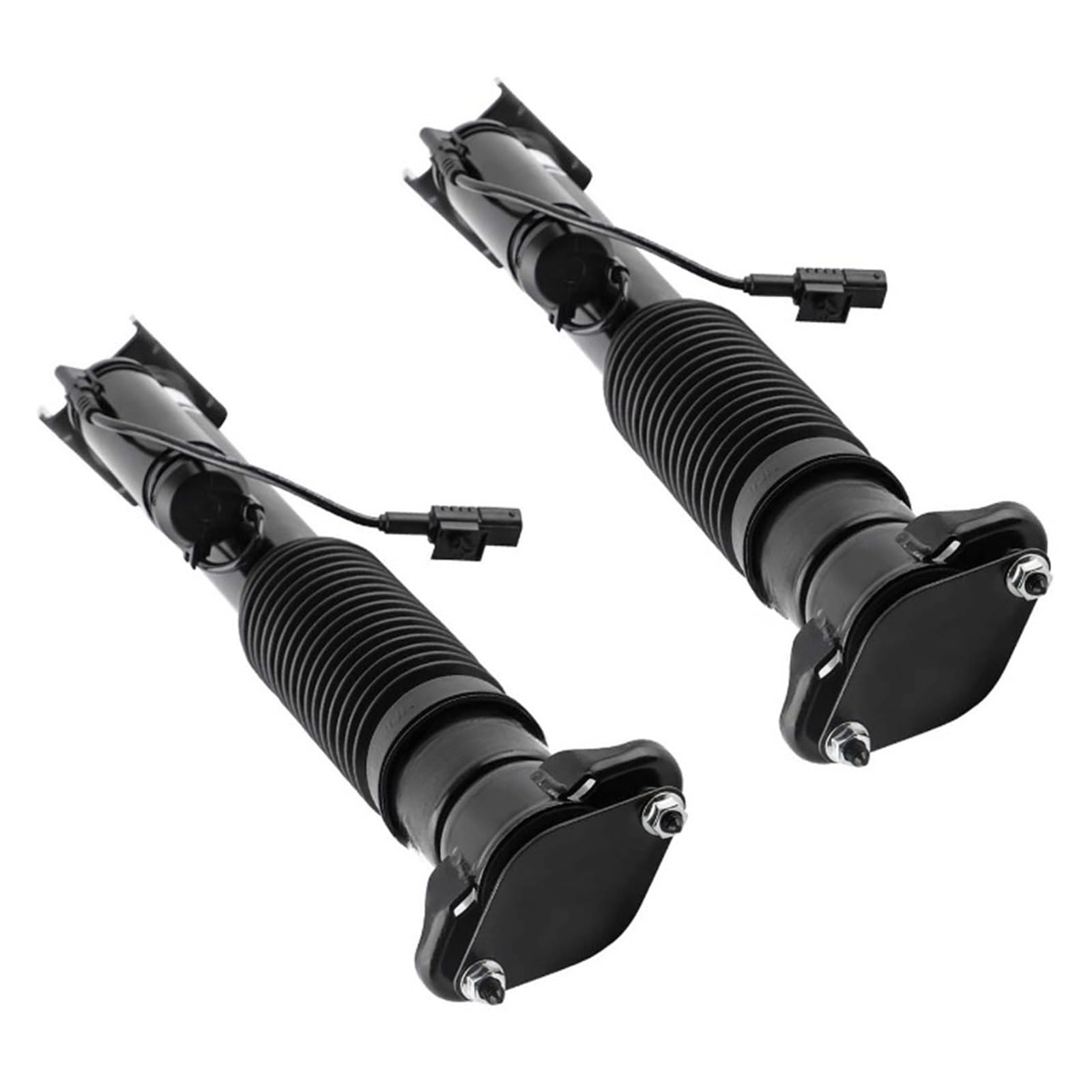 CQLJY 1663201930, A1663201930 1 Paar Luftfederung hinten Stoßdämpfer mit ADS Kompatibel for Mercedes-Benz GLS GLE GL ML Klasse W166 X166 2012-2019, Hinterradstreben von CQLJY