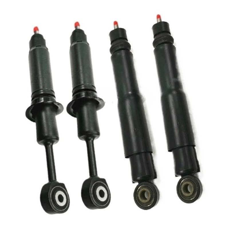 CQLJY 4853060170, 48530-60170 4-teilige Luftfederung vorne Stoßdämpfer und hinten Federbeine mit elektrischem Sensor Kompatibel for Toyota Land Cruiser LC200, Lexus LX570 5700 2017-2015, vordere Feder von CQLJY