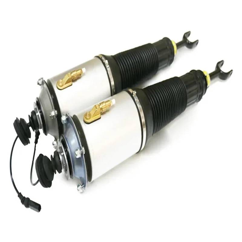 CQLJY 4E0616040, 4E0616040T 1 Paar Luftfederung vorne Stoßdämpfer kompatibel for Audi A8 S8 D3 4E, Quattro 2002-2010, Vorderfederbeine, keine Kompatibilitätsprobleme, garantiert reibungslose Installat von CQLJY