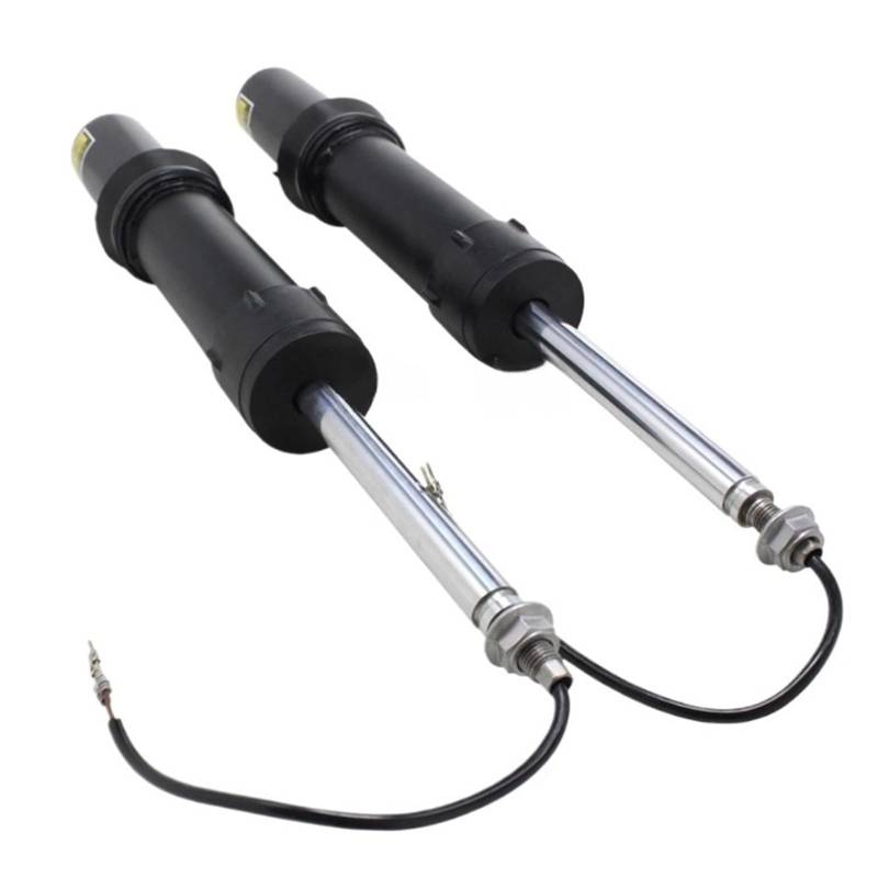 CQLJY 4G0616039N, 4G0616039AD 1 Paar Luftfederung vorne Stoßdämpfer mit Elektronik kompatibel for Audi A8 D4 A6 C7 A7 S8 2011-2017, Vordere Federbeine von CQLJY