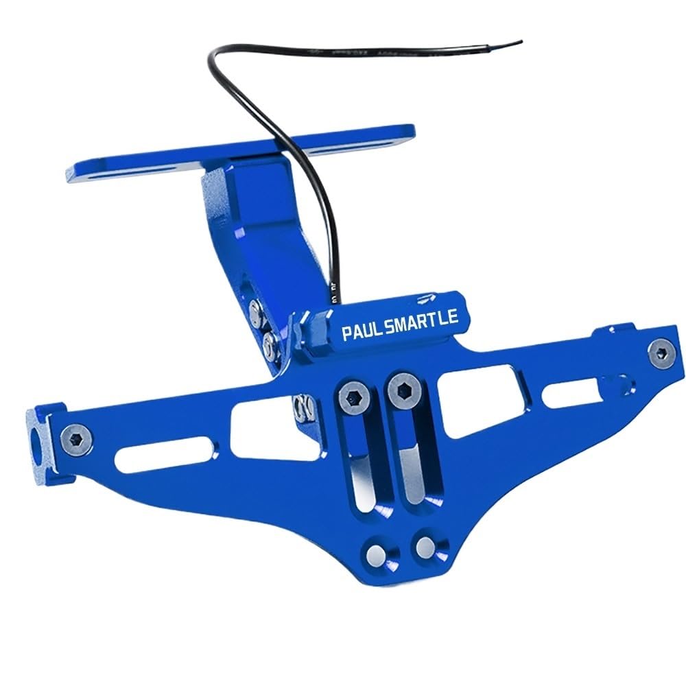 CQNEUDKPI Kennzeichenhalter für Motorrad Kennzeichenhalter hinten verstellbar für Motorradschwanz mit für DU&CA & Ti PAULSMARTLE Paul Smart Le 2006 (6) von CQNEUDKPI