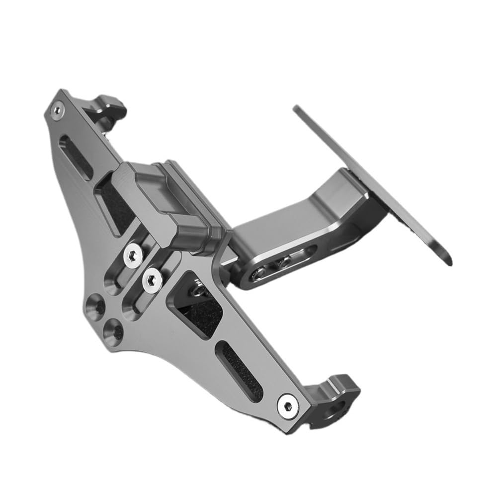 CQNEUDKPI Kennzeichenhalter für Motorrad für H & ON&da CB125F CB 125F 2014 2015 2016 2017 2018-2020 Verstellbarer Rahmen Motorradhalterung Winkel Nummernschild Lizenznummer (9) von CQNEUDKPI