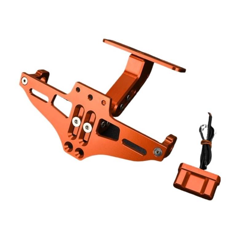 CQNEUDKPI Kennzeichenhalter für Motorrad für H & ON&da Integra 750 Dct Sport Hintere Halterung 2014 2015 2016 Motorrad verstellbar Kennzeichenhalter (15) von CQNEUDKPI