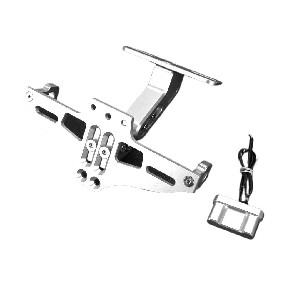 CQNEUDKPI Kennzeichenhalter für Motorrad für Y&AMA&ha FZ 1 FZ 8 FZ6 FZ 25 FZ-07 FZ-09 FZ-10 FZ 6 2022 2023 Motorrad Tail Tidy verstellbar Kennzeichenhalter mit(16) von CQNEUDKPI