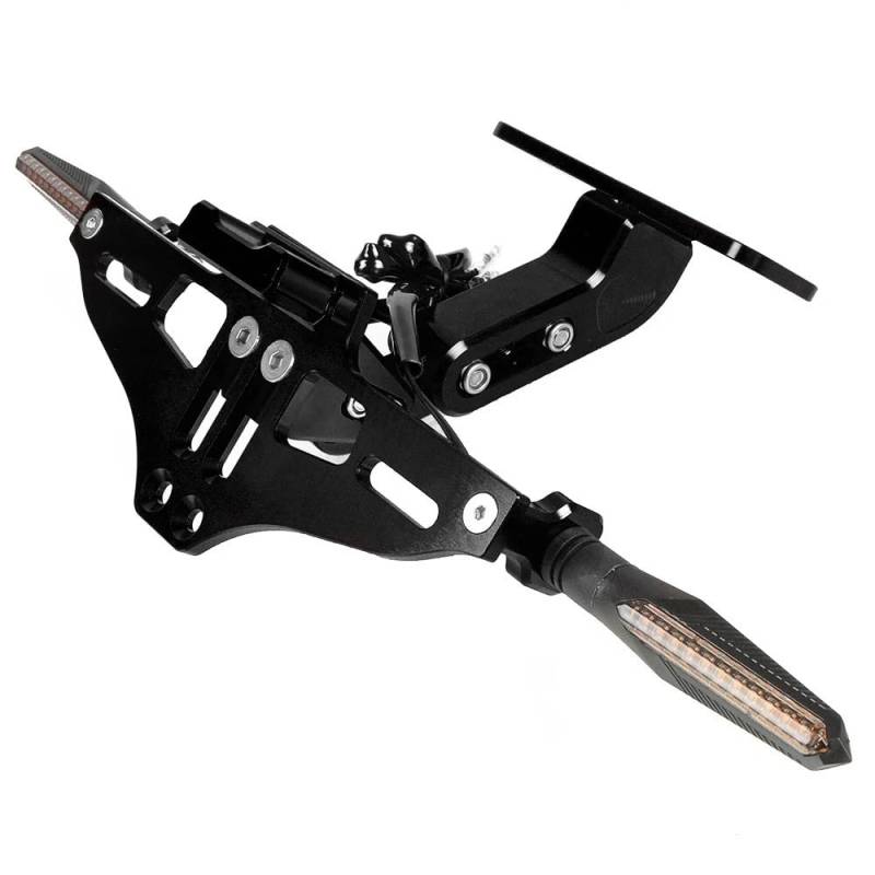 CQNEUDKPI Kennzeichenhalter für Motorrad su&zu&Ki GSX 600F Katana GSX600F GSX750F GSX 600 750 F 1989-2007 Verstellbare Nummernschildhalterung hinten (55) von CQNEUDKPI