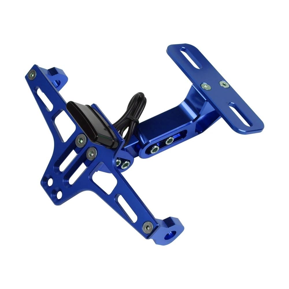 CQNEUDKPI Motorrad-Kennzeichenhalter, Heckhalterung, Kotflügelentferner, Zubehör, Lizenzhalter für Y&ama & ha WR250F WR426F WR450F WR250R X TTR250(87) von CQNEUDKPI
