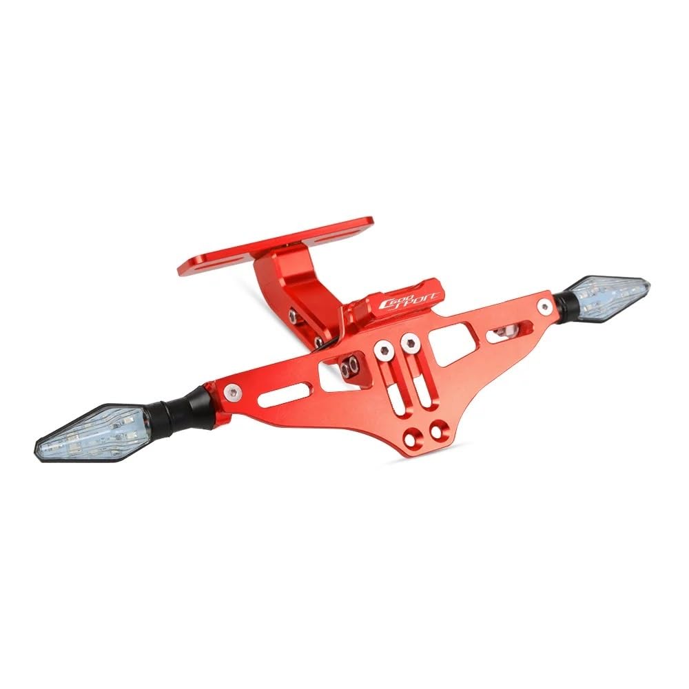 CQNEUDKPI Motorrad-Kennzeichenhalter Kennzeichenhalter hinten verstellbar für Motorrad für B&M&W C600SPORT C600 Sport 2011 2012 – 2015(78) von CQNEUDKPI