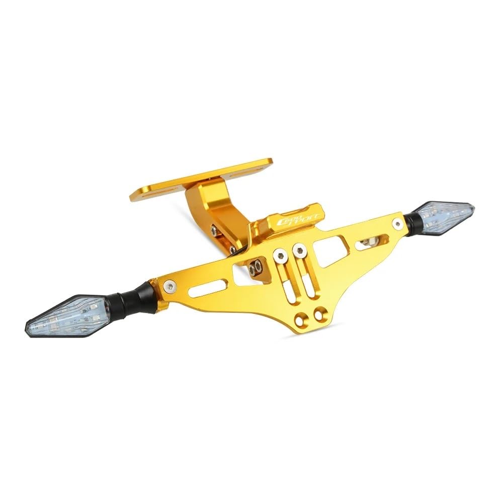 CQNEUDKPI Motorrad-Kennzeichenhalter Kennzeichenhalter hinten verstellbar für Motorrad für B&M&W C600SPORT C600 Sport 2011 2012 – 2015(86) von CQNEUDKPI