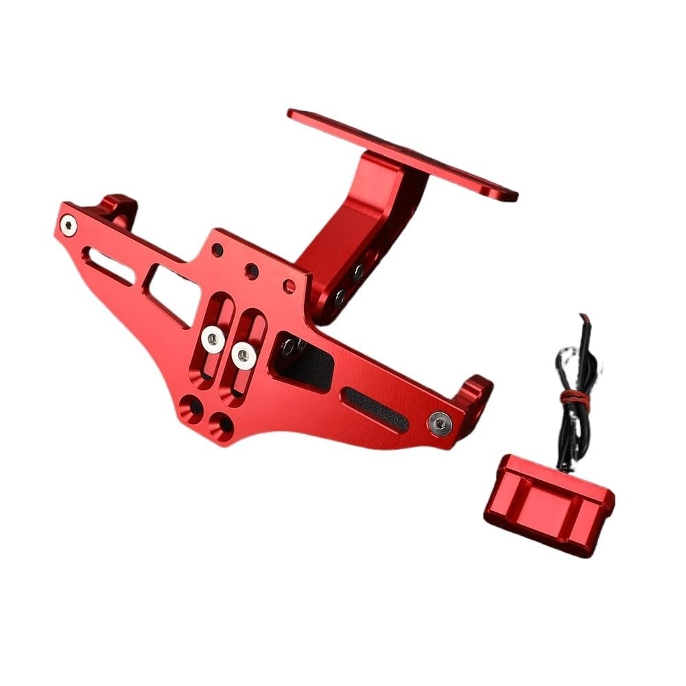 CQNEUDKPI Motorrad-Kennzeichenhalter für H&ON&DA Integra 750 Dct Sport Heckhalterung 2014 2015 2016 Verstellbarer Kennzeichenhalter für Motorrad (9) von CQNEUDKPI