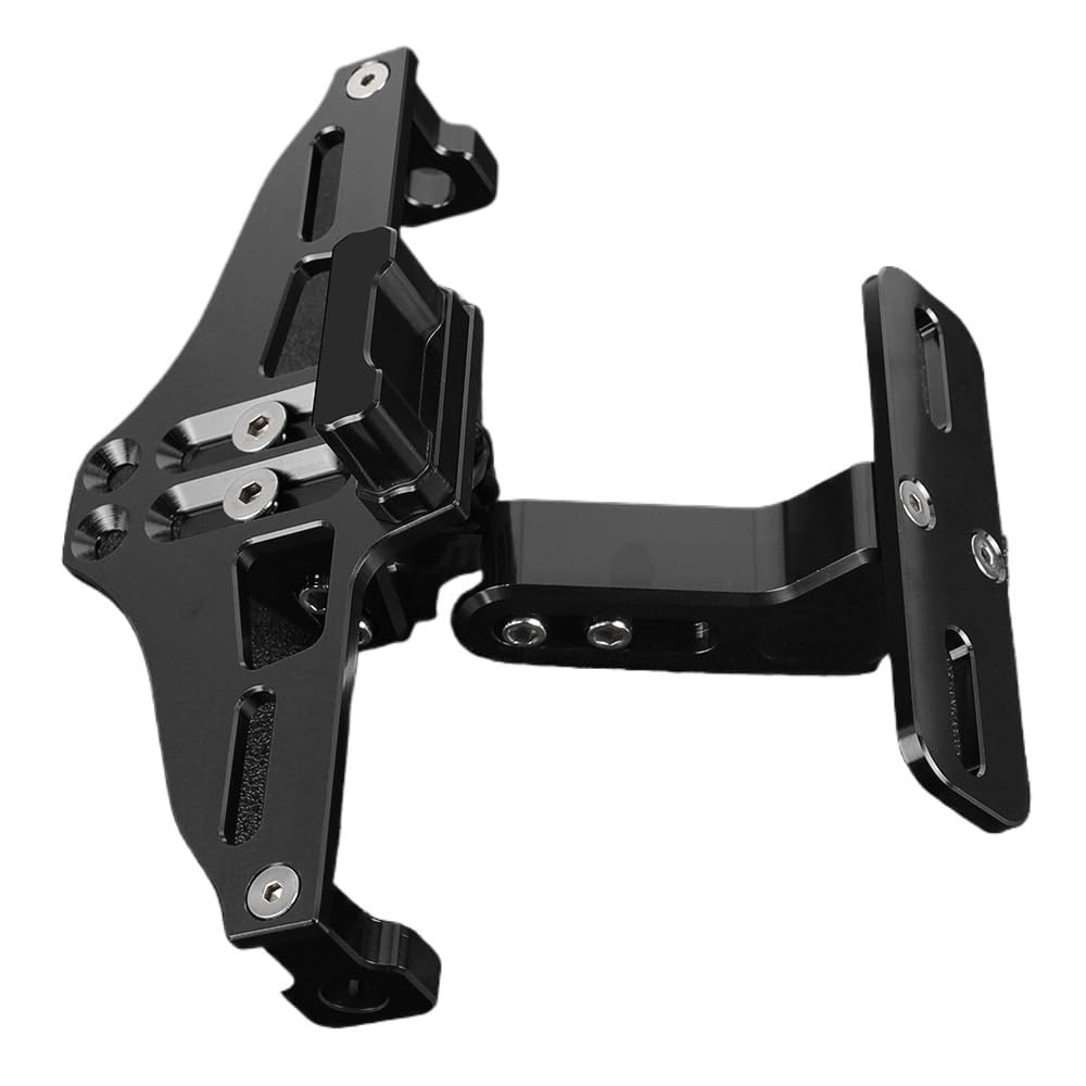 CQNEUDKPI Motorrad-Kennzeichenhalter für H&on&da XADV X-ADV 750 X ADV 300 750 1000 XADV750 Verstellbare Nummernschildhalterung hinten Kit Kotflügel Entferner (4) von CQNEUDKPI