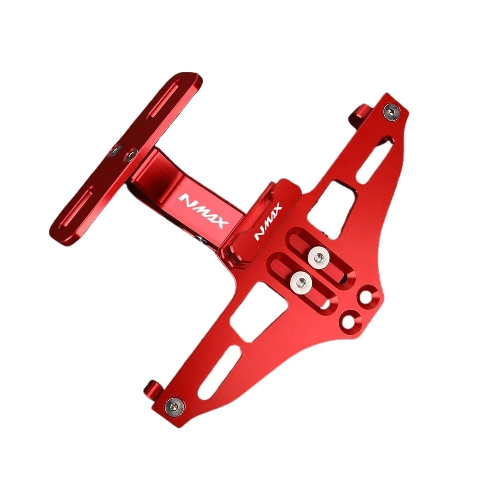 CQNEUDKPI Motorrad-Kennzeichenhalter für Y&AMA&HA NMAX155 20-2023 NMAX125 NMAX 2020 2021 2022 Kennzeichenhalter hinten verstellbar für Motorrad (2) von CQNEUDKPI