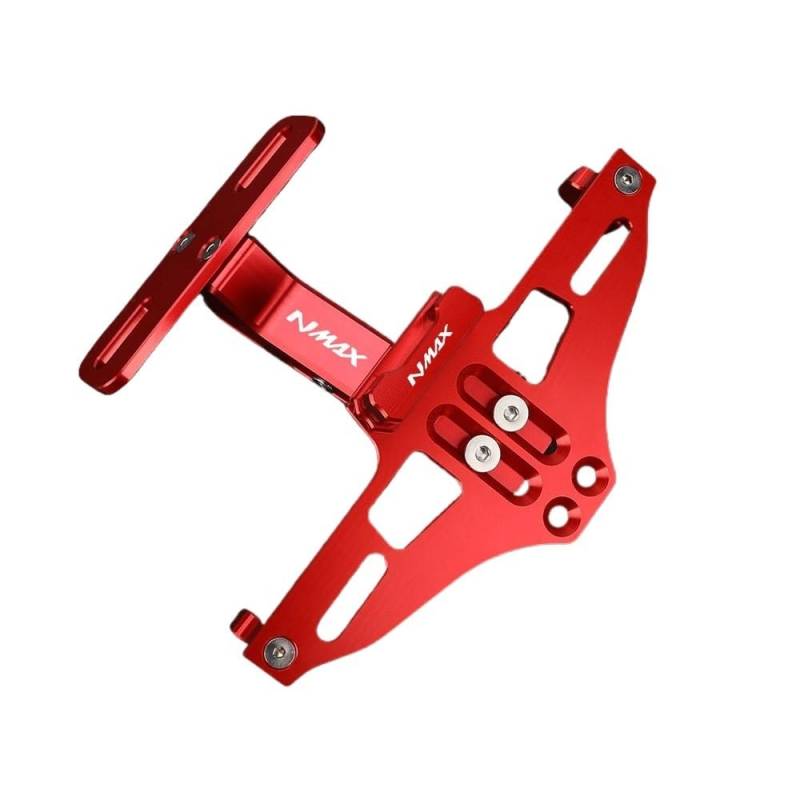 CQNEUDKPI Motorrad-Kennzeichenhalter für Y&AMA&HA NMAX155 20-2023 NMAX125 NMAX 2020 2021 2022 Kennzeichenhalter hinten verstellbar für Motorrad (2) von CQNEUDKPI