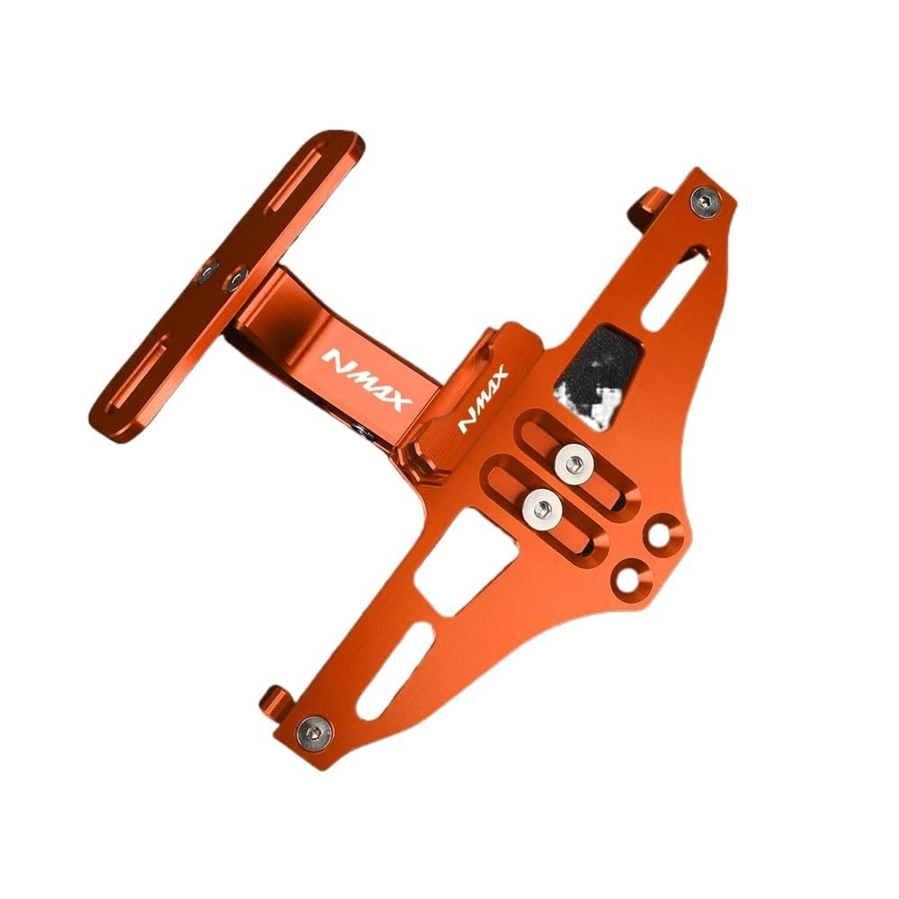CQNEUDKPI Motorrad Kennzeichenhalter für Y&AMA&HA NMAX155 20-2023 NMAX125 NMAX 2020 2021 2022 Verstellbarer hinterer Kennzeichenhalter für Motorrad (10) von CQNEUDKPI