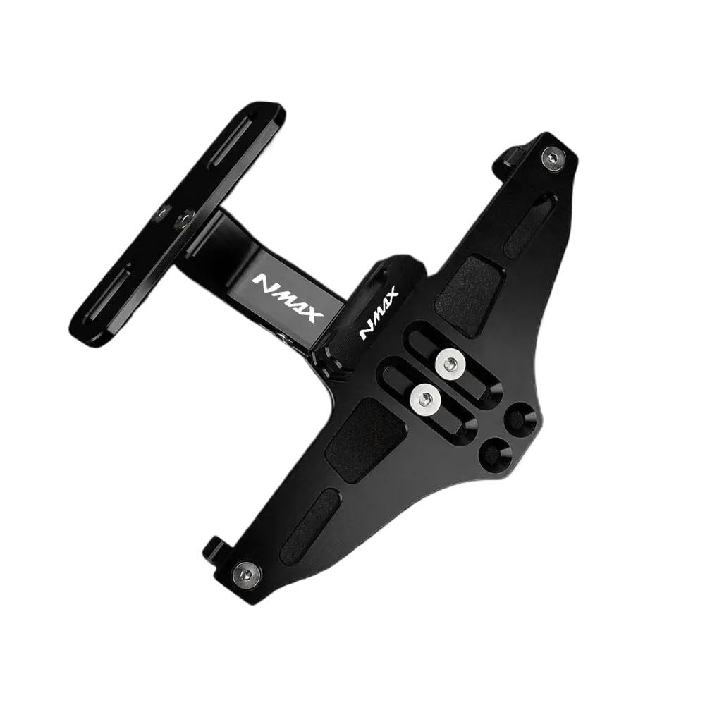 CQNEUDKPI Motorrad-Kennzeichenhalter für Y&AMA&HA NMAX155 20-2023 NMAX125 NMAX 2020-2023 2022 Kennzeichenhalter hinten verstellbar für Motorrad (1) von CQNEUDKPI