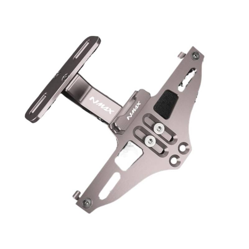 CQNEUDKPI Motorrad Kennzeichenhalter für Y&AMA&HA NMAX155 20-2023 NMAX125 NMAX 2020-2023 2022 Verstellbarer hinterer Kennzeichenhalter für Motorrad (12) von CQNEUDKPI