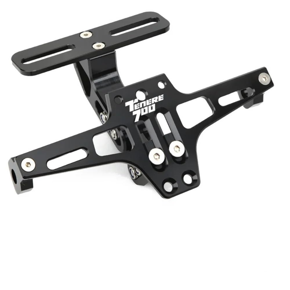 CQNEUDKPI Motorrad-Kennzeichenhalter für Y&AMA&HA TENERE 700 Tenere700 XTZ 700 T700 2020, Kennzeichenhalter, hinten, verstellbar, für Motorrad (96) von CQNEUDKPI