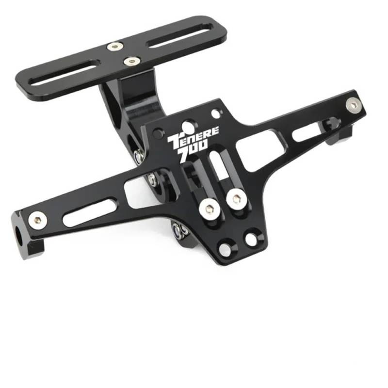 CQNEUDKPI Motorrad-Kennzeichenhalter für Y&AMA&HA TENERE 700 Tenere700 XTZ 700 T700 2020, Kennzeichenhalter, hinten, verstellbar, für Motorrad (96) von CQNEUDKPI
