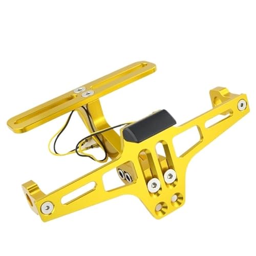CQNEUDKPI Motorrad Kennzeichenhalter für Y&AMA&HA XJ6 XJ6F XJ6N Diversion 2009-2014 Verstellbare Nummernschildhalterung hinten für Motorrad (5) von CQNEUDKPI