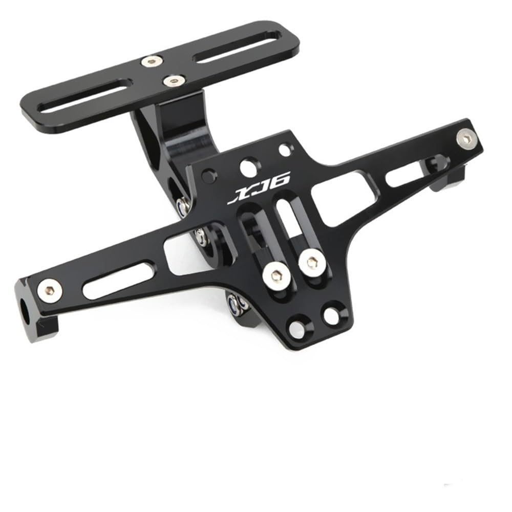 CQNEUDKPI Motorrad-Kennzeichenhalter für Y&ama&ha XJ6 XJ6F XJ6N Diversion 2009-2014 Kennzeichenhalter für ordentliche Kennzeichenhalter hinten verstellbar für Motorrad (3) von CQNEUDKPI