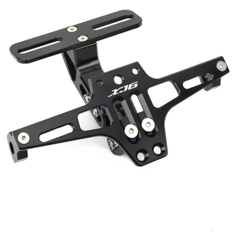 CQNEUDKPI Motorrad-Kennzeichenhalter für Y&ama&ha XJ6 XJ6F XJ6N Diversion 2009-2014 Kennzeichenhalter für ordentliche Kennzeichenhalter hinten verstellbar für Motorrad (3) von CQNEUDKPI