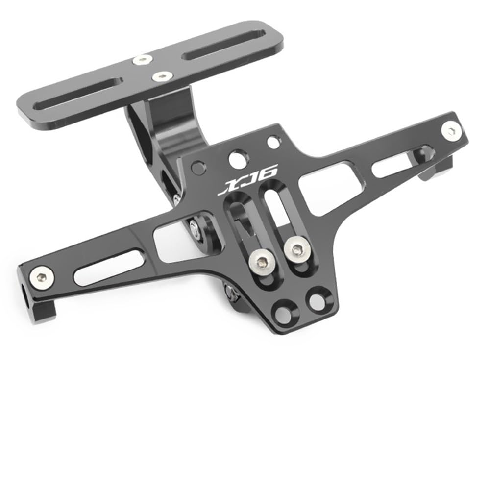 CQNEUDKPI Motorrad-Kennzeichenhalter für Y&ama&ha XJ6 XJ6F XJ6N Diversion 2009-2014 Kennzeichenhalter für ordentliche Kennzeichenhalter hinten verstellbar für Motorrad (7) von CQNEUDKPI