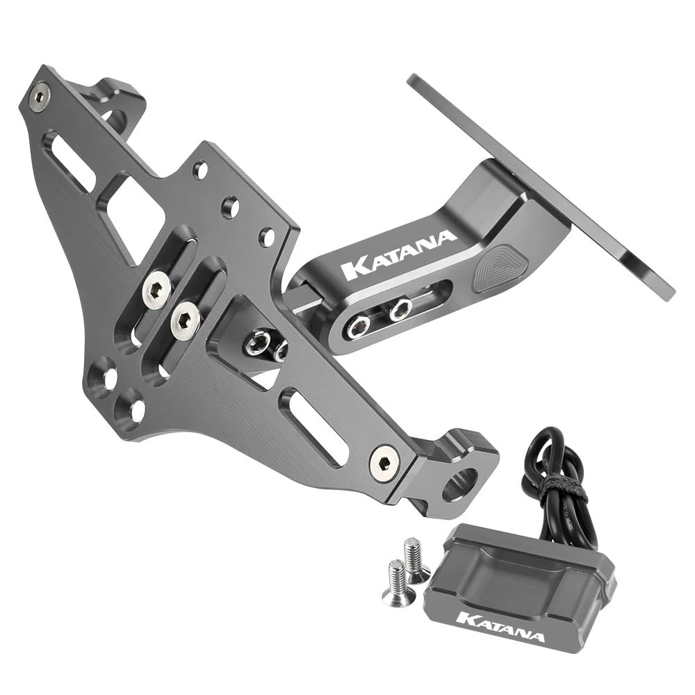 CQNEUDKPI Motorrad Kennzeichenhalter für su&zu&Ki GSX 600F Katana GSX600F GSX750F GSX 600 750 F 1989-2007 Verstellbare Nummernschildhalterung hinten (10) von CQNEUDKPI