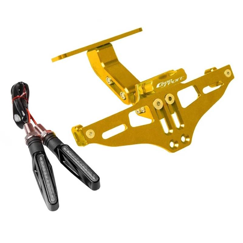 CQNEUDKPI Motorrad-Kennzeichenhalter hinten verstellbar für Motorrad mit für B&M&W C600Sport C600 Sport 2011 2012-2015(36) von CQNEUDKPI