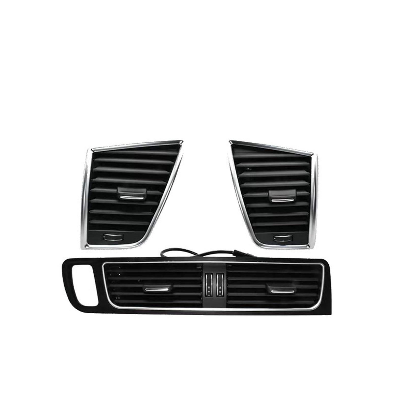 AC Lüftungsgitter Für Q5 2009-2017 8R1820901 8R1820902 8R1820951C Front Klimaanlage Outlet Center Armlehne Auto Air Vent Montage Auto Lüftungsgitter(A Set 3pieces) von CQRBNE