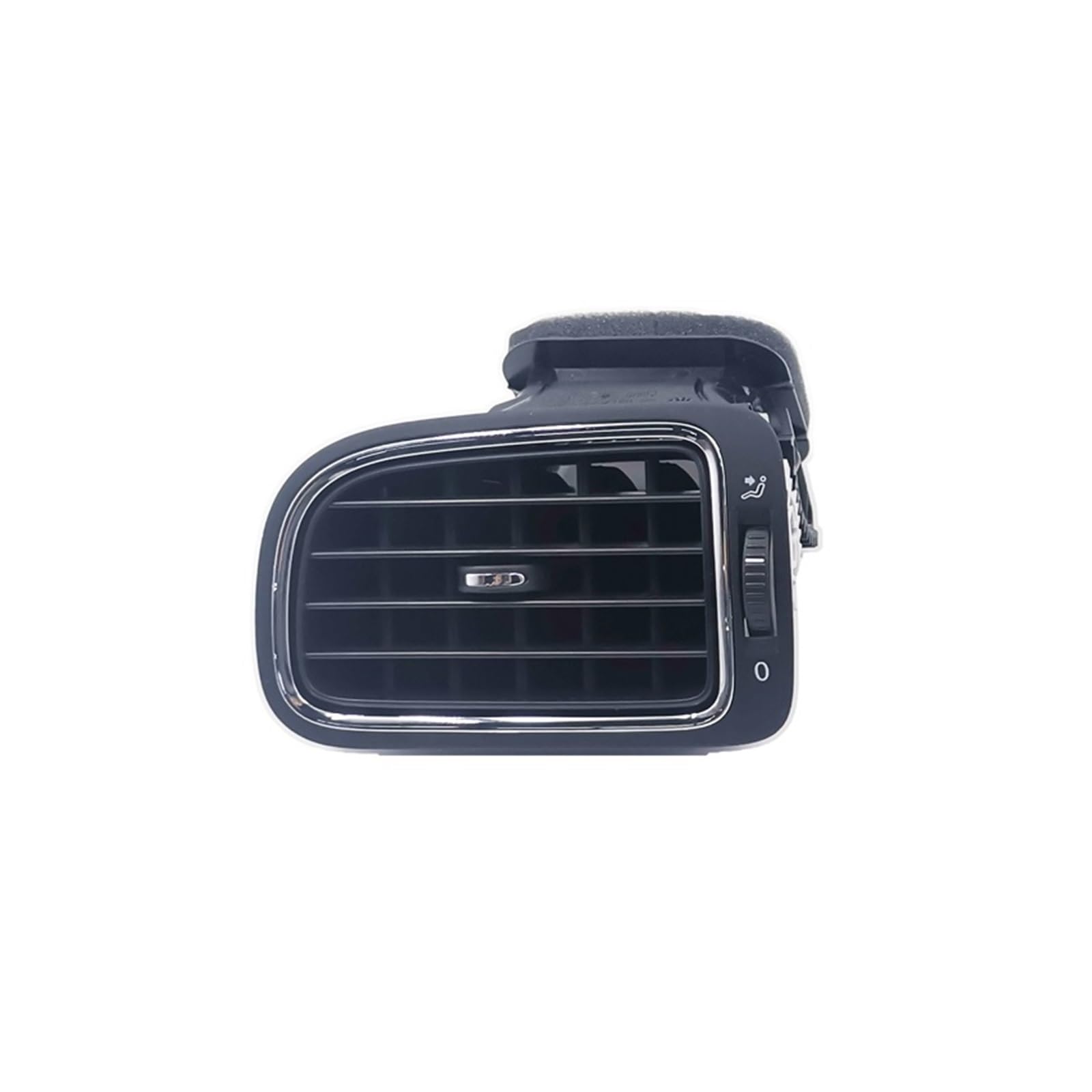 AC Lüftungsgitter Für VW Für Cross Für Polo 5 6R Für GTS 2011-2013 6R0819703/704/728 Front Dashboard Klimaanlage Outlet Vent Auto Lüftungsgitter(Matte Black L Chrome) von CQRBNE