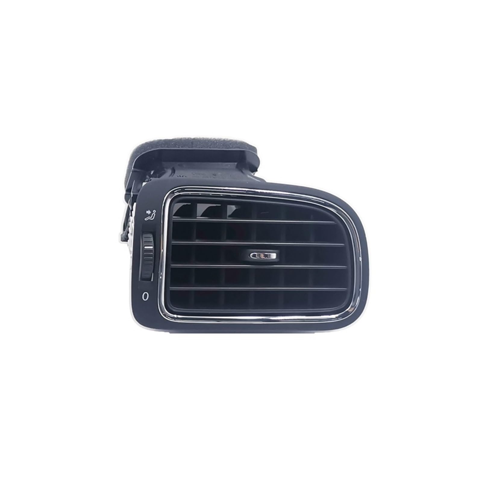 AC Lüftungsgitter Für VW Für Cross Für Polo 5 6R Für GTS 2011-2013 6R0819703/704/728 Front Dashboard Klimaanlage Outlet Vent Auto Lüftungsgitter(Matte Black R Chrome) von CQRBNE