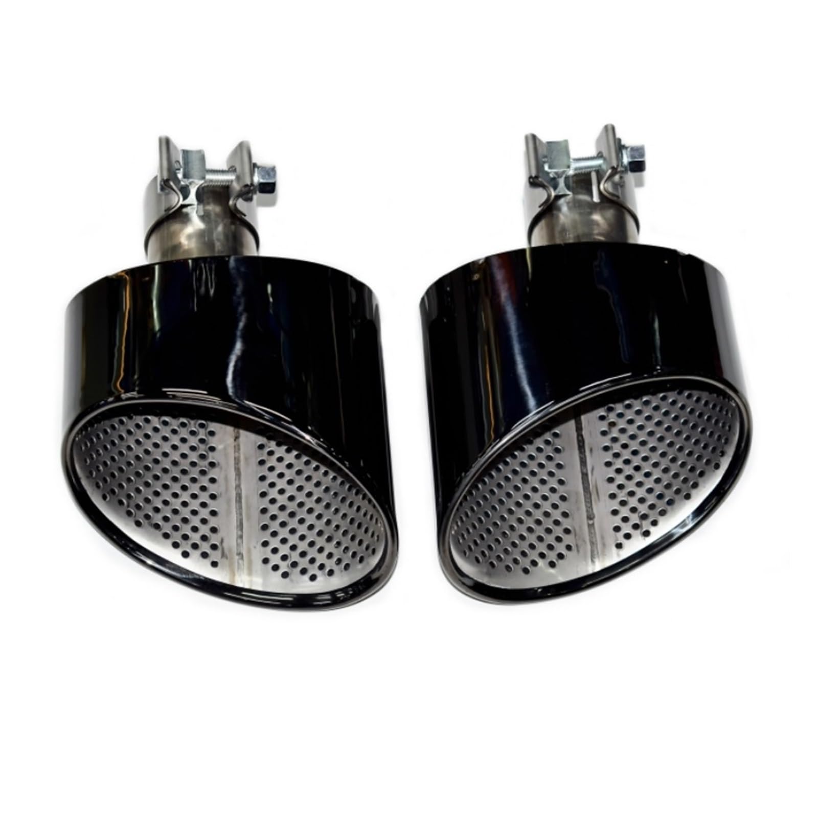 Auspuffblende 1 Paar Für A4 A5 A6 A7 Auspuffrohränderung RS4 RS5 RS6 RS7 Schalldämpferspitze Mit Großer Bohrung Endrohr(B) von CQRBNE