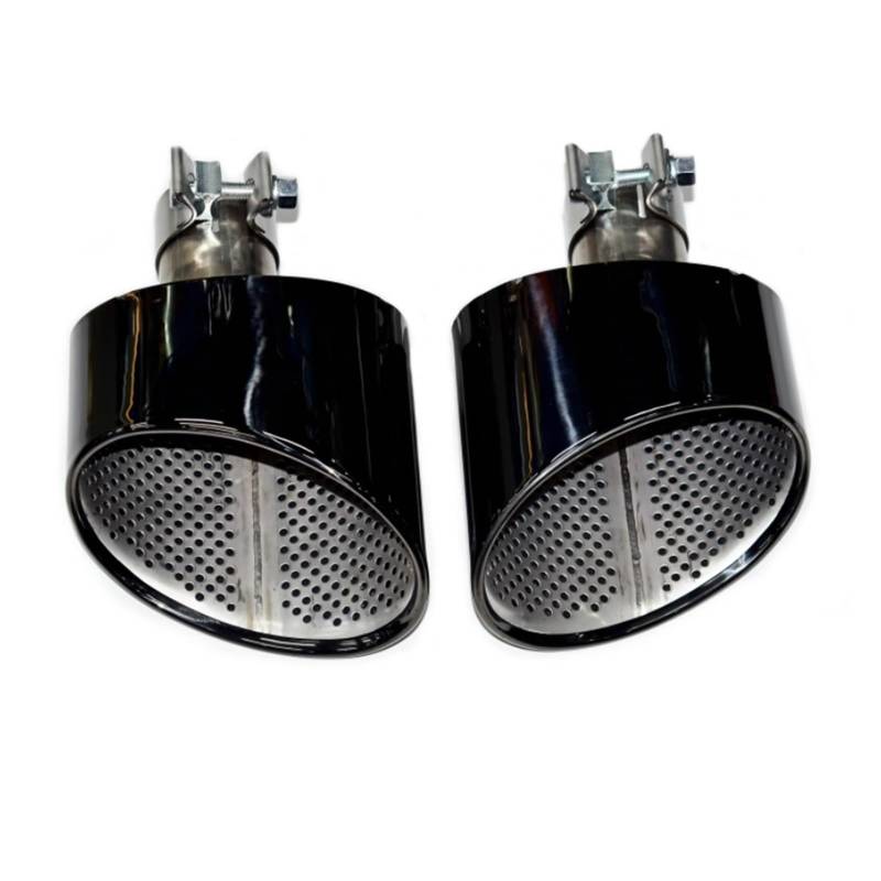 Auspuffblende 1 Paar Für A4 A5 A6 A7 Auspuffrohränderung RS4 RS5 RS6 RS7 Schalldämpferspitze Mit Großer Bohrung Endrohr(B) von CQRBNE